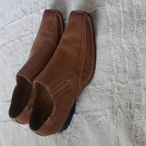 Aldo Mens Leather Loafers - Picture 4 of 10